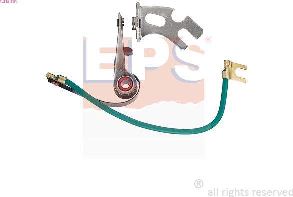 EPS 1.215.101 - Kit contatti, Distributore di accensione www.autoricambi360.it