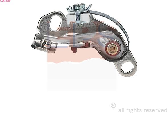 EPS 1.217.020 - Kit contatti, Distributore di accensione www.autoricambi360.it