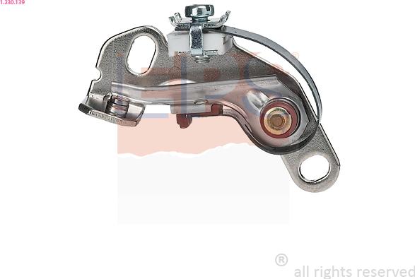 EPS 1.230.139 - Kit contatti, Distributore di accensione www.autoricambi360.it