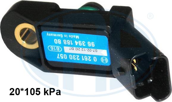 ERA 550130 - Sensore, Pressione collettore d'aspirazione www.autoricambi360.it