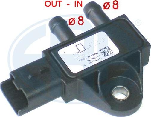 ERA 550774 - Sensore, Pressione gas scarico www.autoricambi360.it