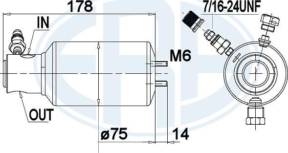 ERA 668009 - Essiccatore, Climatizzatore www.autoricambi360.it