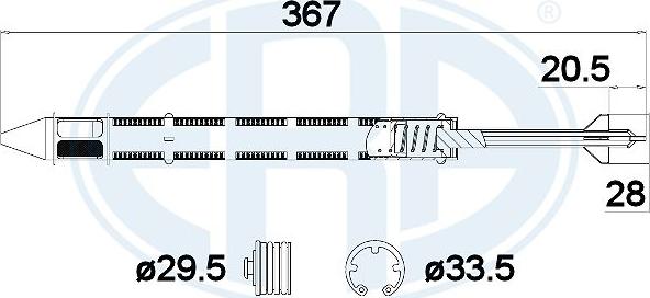 ERA 668013 - Essiccatore, Climatizzatore www.autoricambi360.it