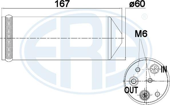 ERA 668012 - Essiccatore, Climatizzatore www.autoricambi360.it