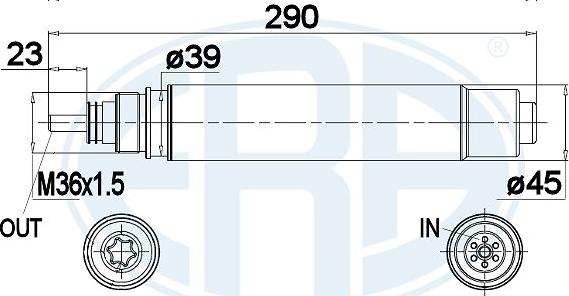 ERA 668021 - Essiccatore, Climatizzatore www.autoricambi360.it