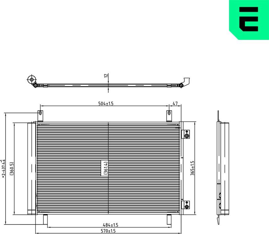 ERA 667496 - Condensatore, Climatizzatore www.autoricambi360.it