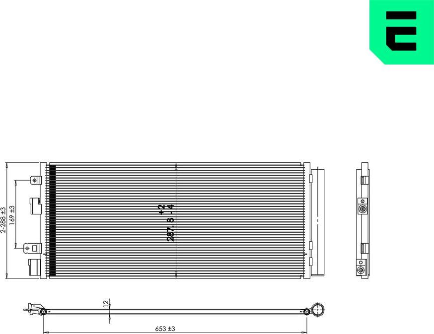 ERA 667481 - Condensatore, Climatizzatore www.autoricambi360.it