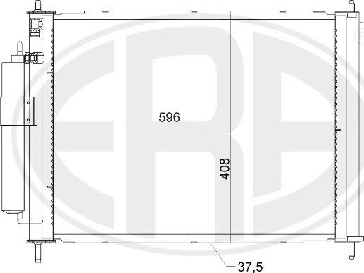 ERA 667158 - Condensatore, Climatizzatore www.autoricambi360.it