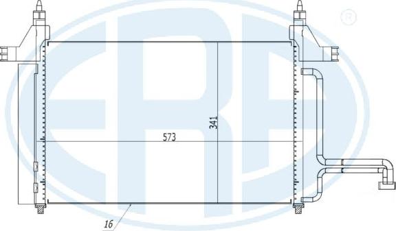 ERA 667168 - Condensatore, Climatizzatore www.autoricambi360.it