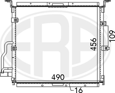 ERA 667125 - Condensatore, Climatizzatore www.autoricambi360.it