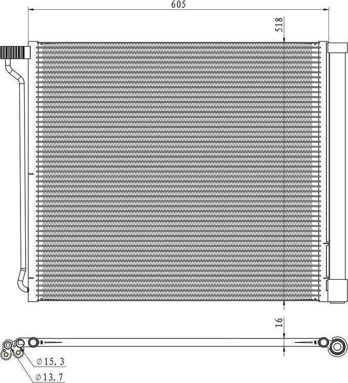 ERA 667319 - Condensatore, Climatizzatore www.autoricambi360.it