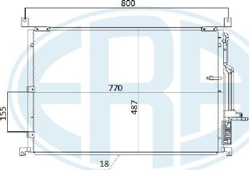 ERA 667286 - Condensatore, Climatizzatore www.autoricambi360.it