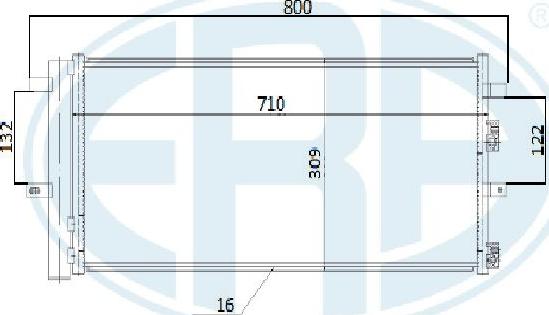 ERA 667282 - Condensatore, Climatizzatore www.autoricambi360.it