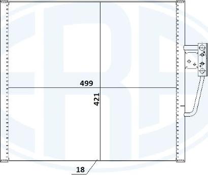 ERA 667231 - Condensatore, Climatizzatore www.autoricambi360.it