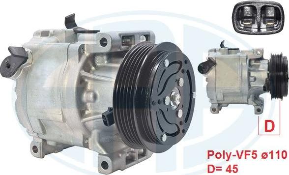 ERA 670094 - Compressore, Climatizzatore www.autoricambi360.it