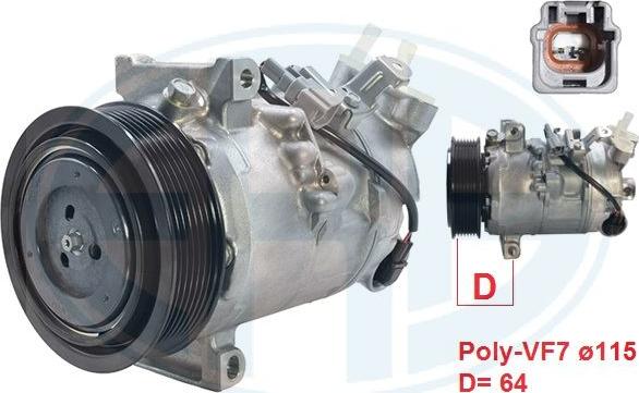 ERA 670095 - Compressore, Climatizzatore www.autoricambi360.it