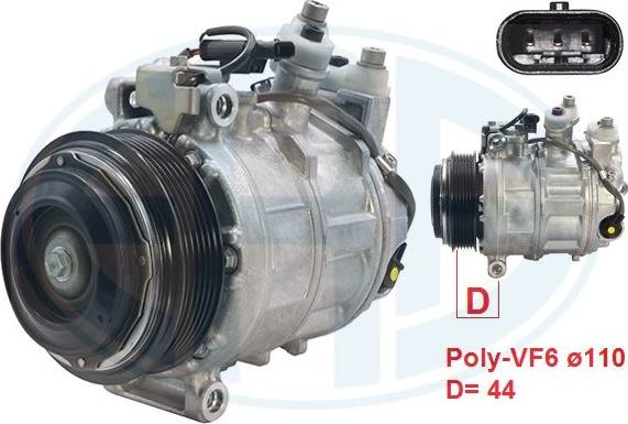 ERA 670096 - Compressore, Climatizzatore www.autoricambi360.it