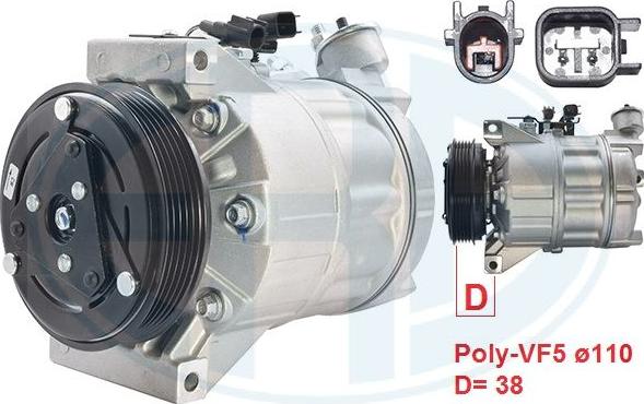 ERA 670090 - Compressore, Climatizzatore www.autoricambi360.it