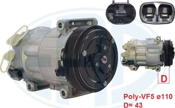 ERA 670091 - Compressore, Climatizzatore www.autoricambi360.it