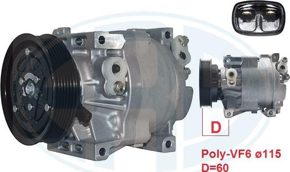 ERA 670040 - Compressore, Climatizzatore www.autoricambi360.it