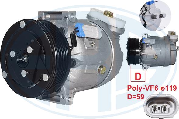 ERA 670041 - Compressore, Climatizzatore www.autoricambi360.it
