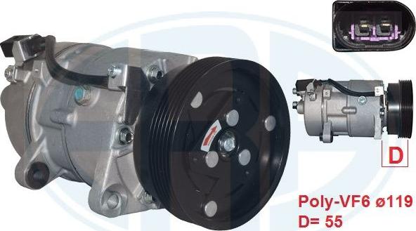 ERA 670056 - Compressore, Climatizzatore www.autoricambi360.it
