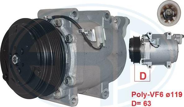 ERA 670052 - Compressore, Climatizzatore www.autoricambi360.it
