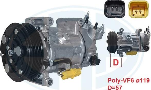 ERA 670060 - Compressore, Climatizzatore www.autoricambi360.it