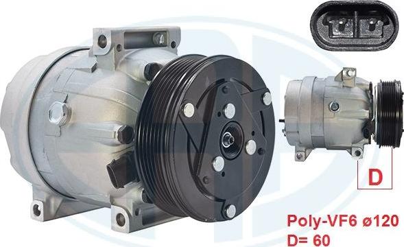 ERA 670068 - Compressore, Climatizzatore www.autoricambi360.it