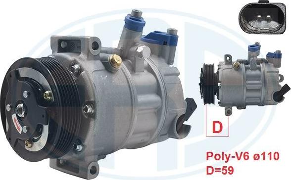 ERA 670001 - Compressore, Climatizzatore www.autoricambi360.it