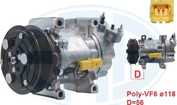 ERA 670003 - Compressore, Climatizzatore www.autoricambi360.it