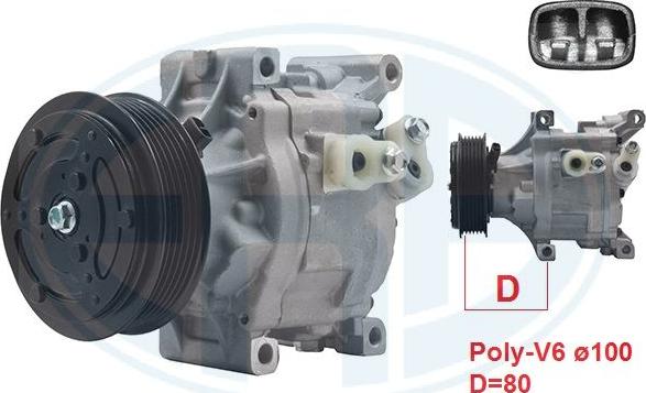 ERA 670016 - Compressore, Climatizzatore www.autoricambi360.it