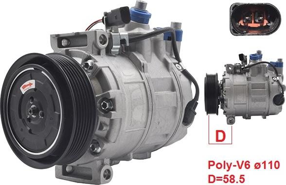 ERA 670011 - Compressore, Climatizzatore www.autoricambi360.it