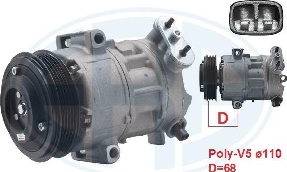 ERA 670018 - Compressore, Climatizzatore www.autoricambi360.it