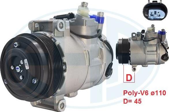 ERA 670085 - Compressore, Climatizzatore www.autoricambi360.it