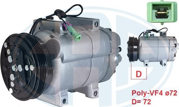 ERA 670087 - Compressore, Climatizzatore www.autoricambi360.it