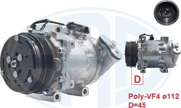 ERA 670033 - Compressore, Climatizzatore www.autoricambi360.it