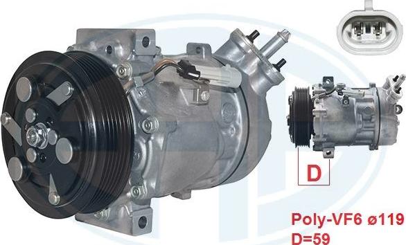 ERA 670023 - Compressore, Climatizzatore www.autoricambi360.it