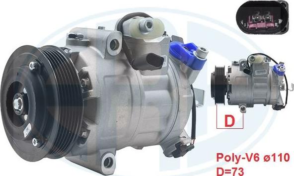 ERA 670022 - Compressore, Climatizzatore www.autoricambi360.it