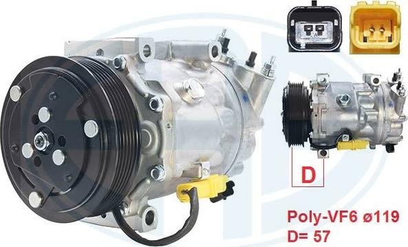 ERA 670079 - Compressore, Climatizzatore www.autoricambi360.it