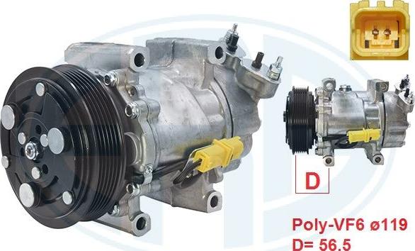 ERA 670070 - Compressore, Climatizzatore www.autoricambi360.it