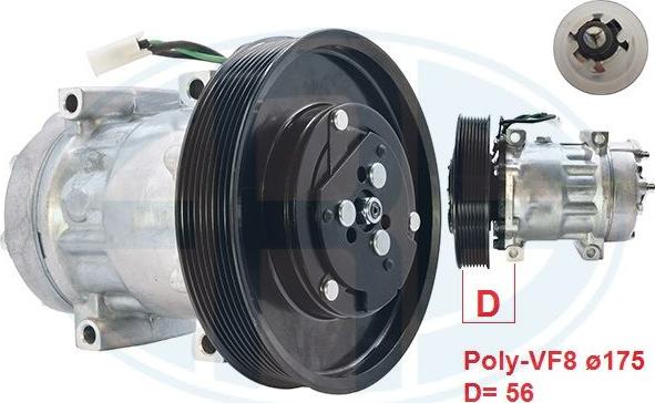 ERA 670078 - Compressore, Climatizzatore www.autoricambi360.it