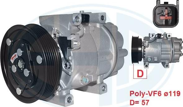 ERA 670073 - Compressore, Climatizzatore www.autoricambi360.it