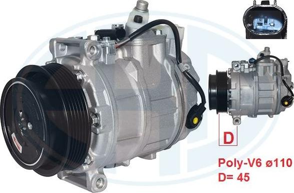 ERA 670077 - Compressore, Climatizzatore www.autoricambi360.it