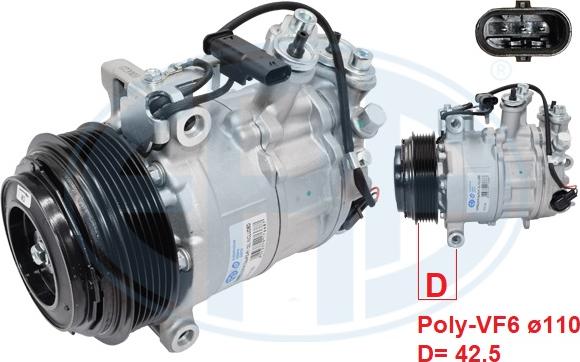 ERA 670199 - Compressore, Climatizzatore www.autoricambi360.it