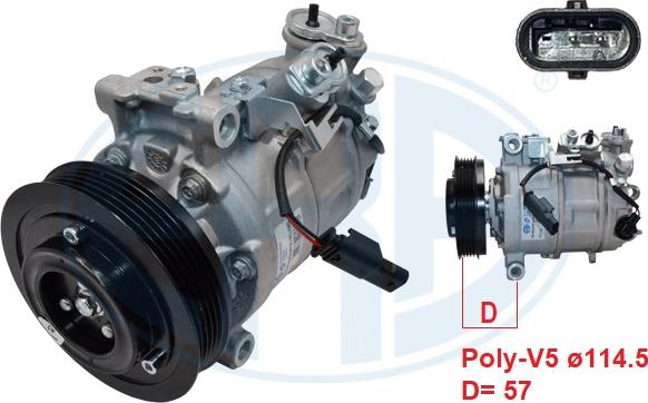 ERA 670198 - Compressore, Climatizzatore www.autoricambi360.it