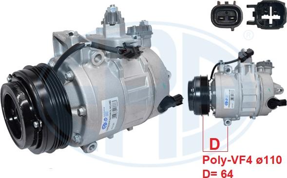 ERA 670197 - Compressore, Climatizzatore www.autoricambi360.it
