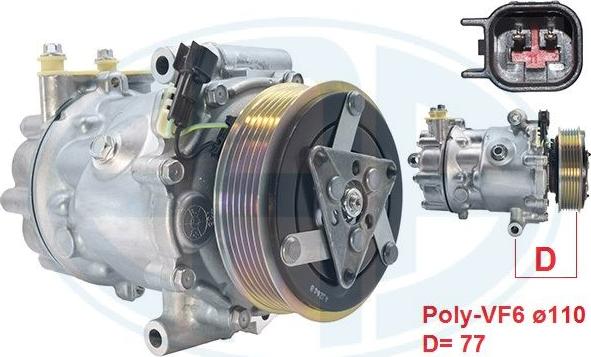 ERA 670145 - Compressore, Climatizzatore www.autoricambi360.it