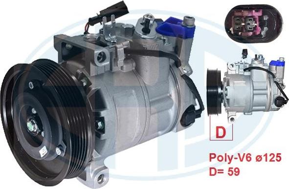 ERA 670141 - Compressore, Climatizzatore www.autoricambi360.it