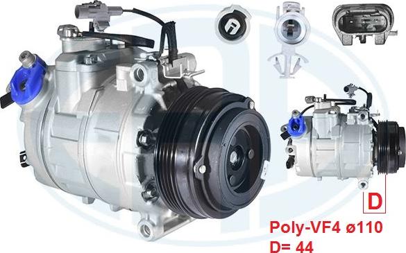 ERA 670150 - Compressore, Climatizzatore www.autoricambi360.it